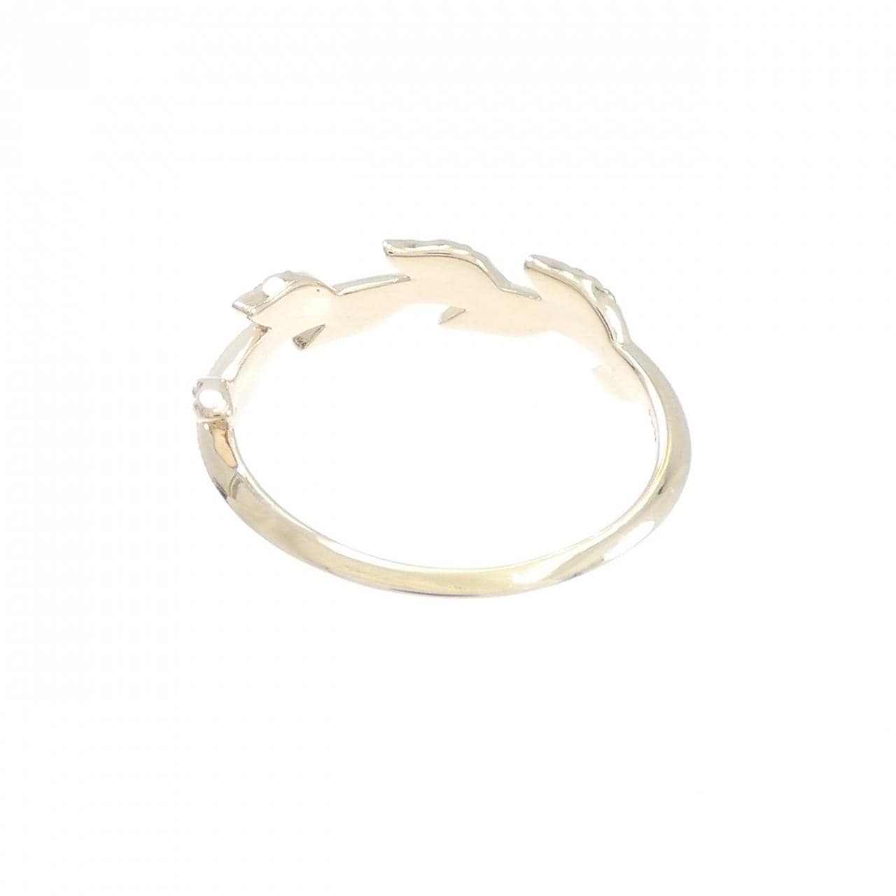 アガット ダイヤモンド ピンキーリング 0.07CT