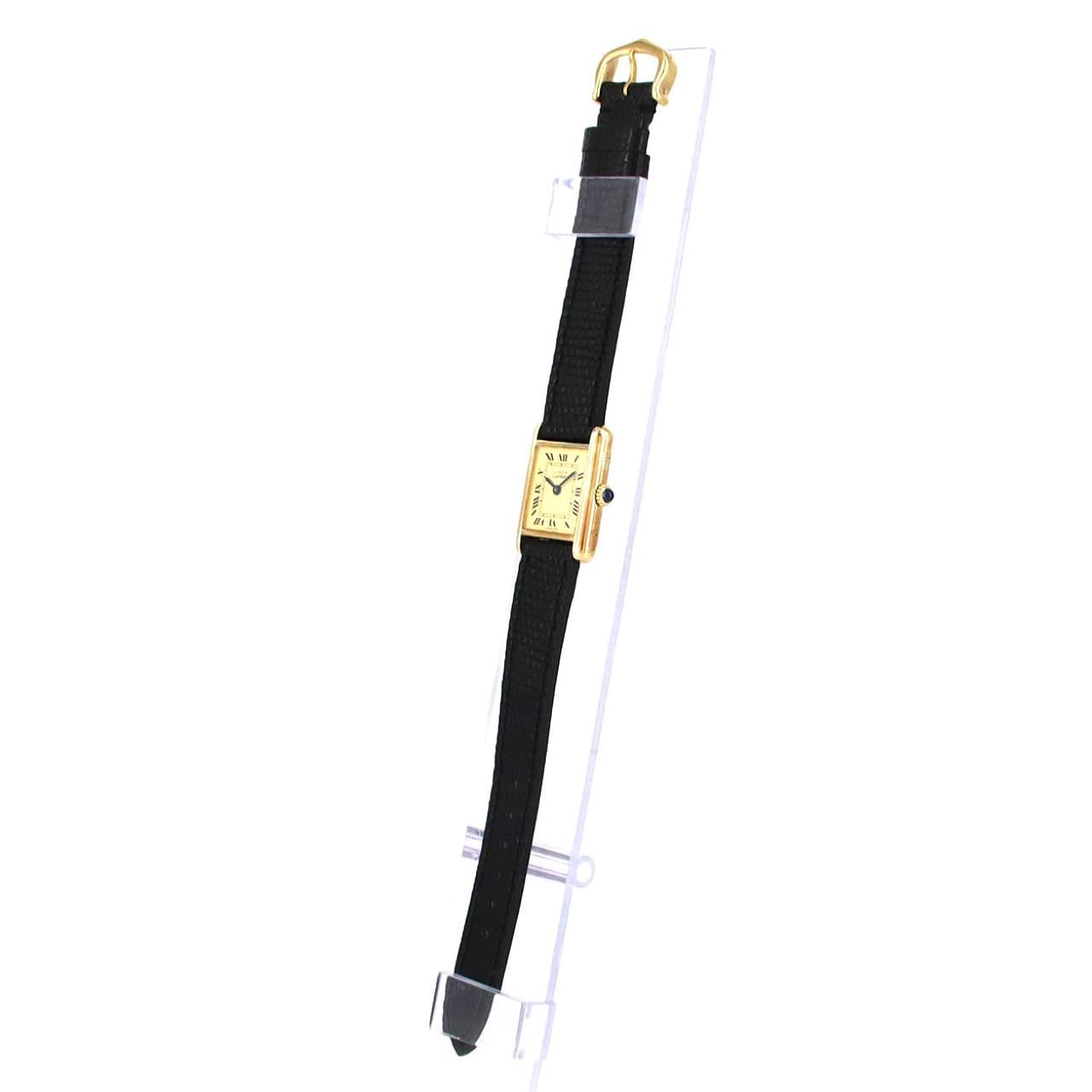 カルティエ マストタンクSM GP 82974200 GP 手巻