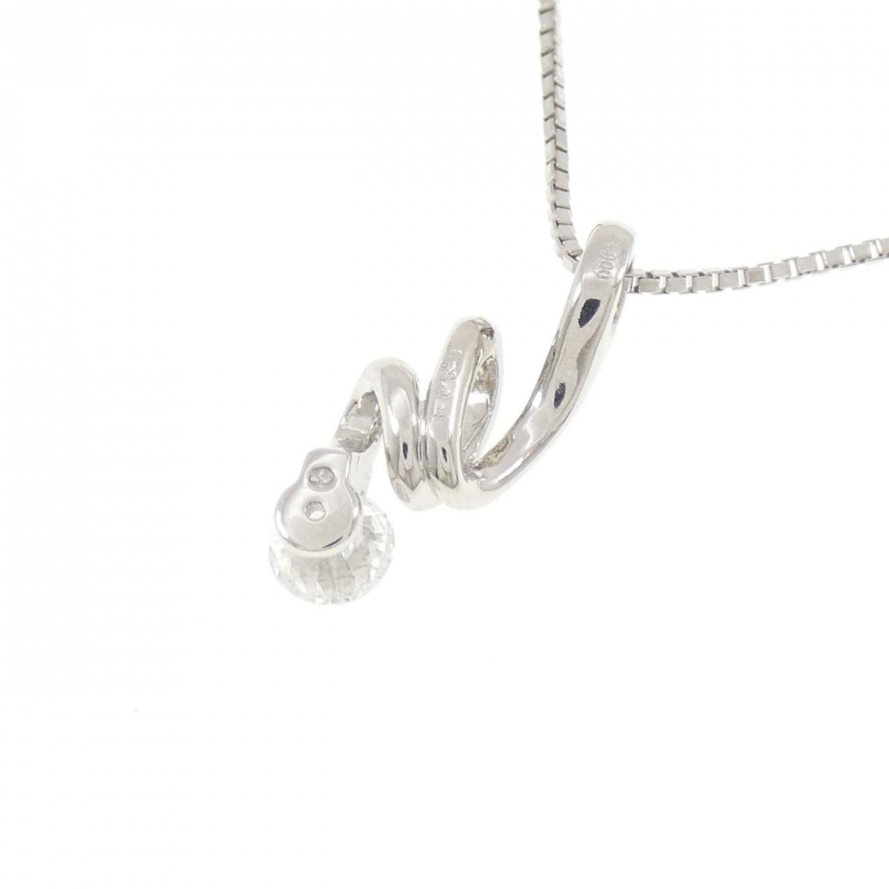 PT900/PT850 ダイヤモンド ネックレス 0.344CT