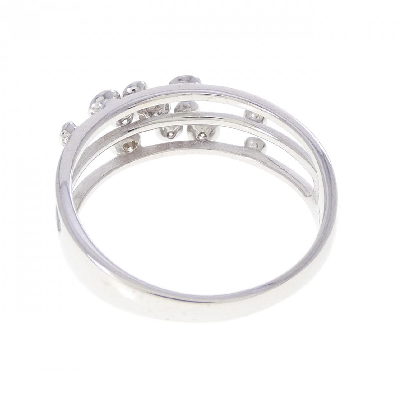 K18WG ダイヤモンド リング 0.25CT