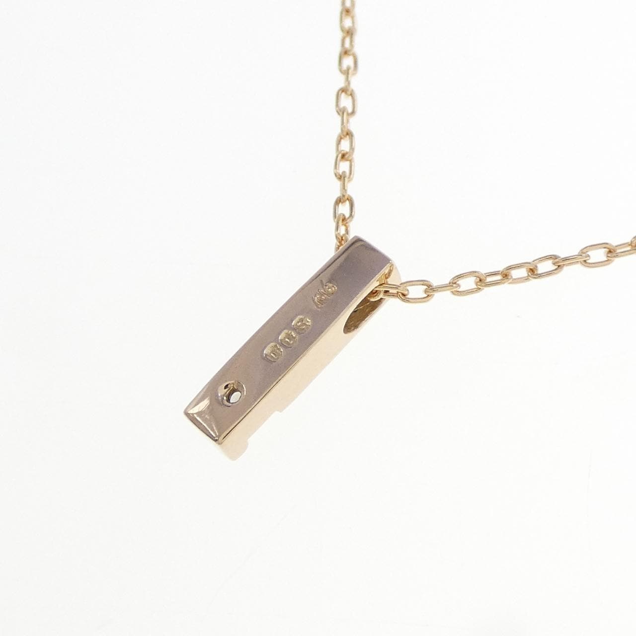 K18PG ダイヤモンド ネックレス 0.03CT
