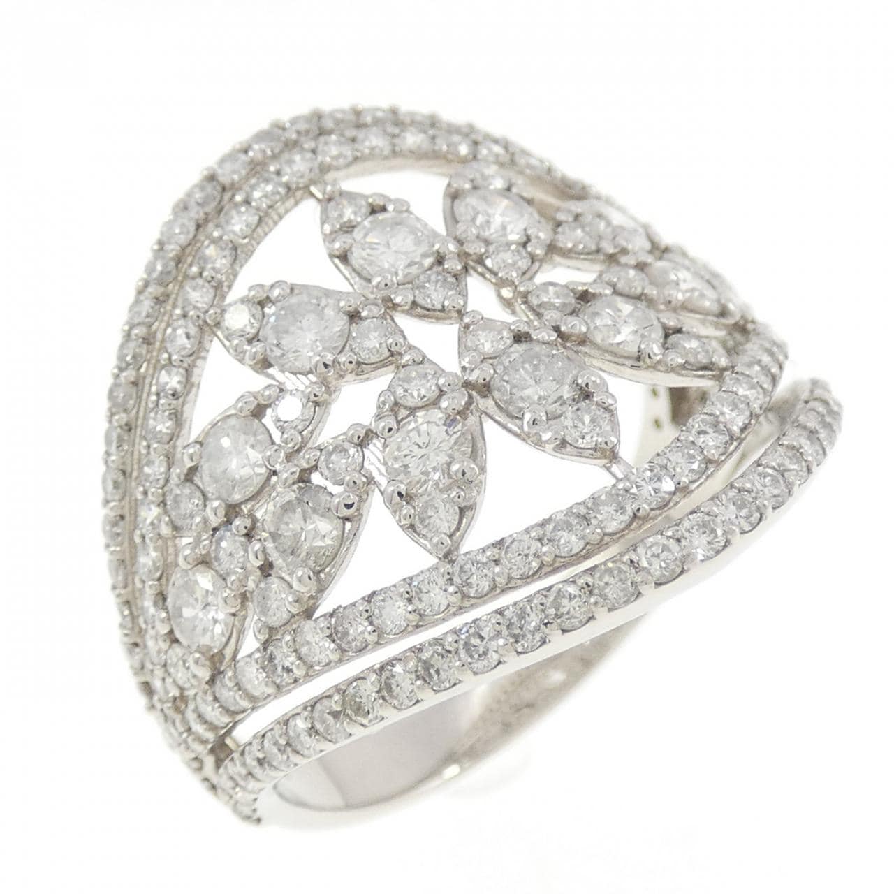 PT900 ダイヤモンド リング 2.00CT
