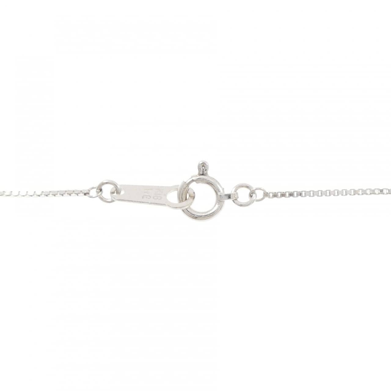 K18WG サファイヤ ネックレス 0.249CT