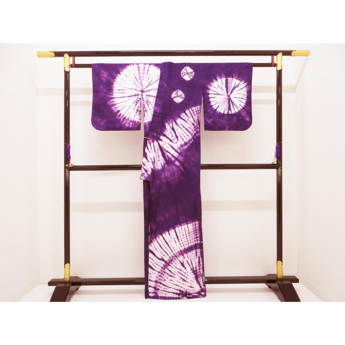 【新品】女ゆかた　絞り加工