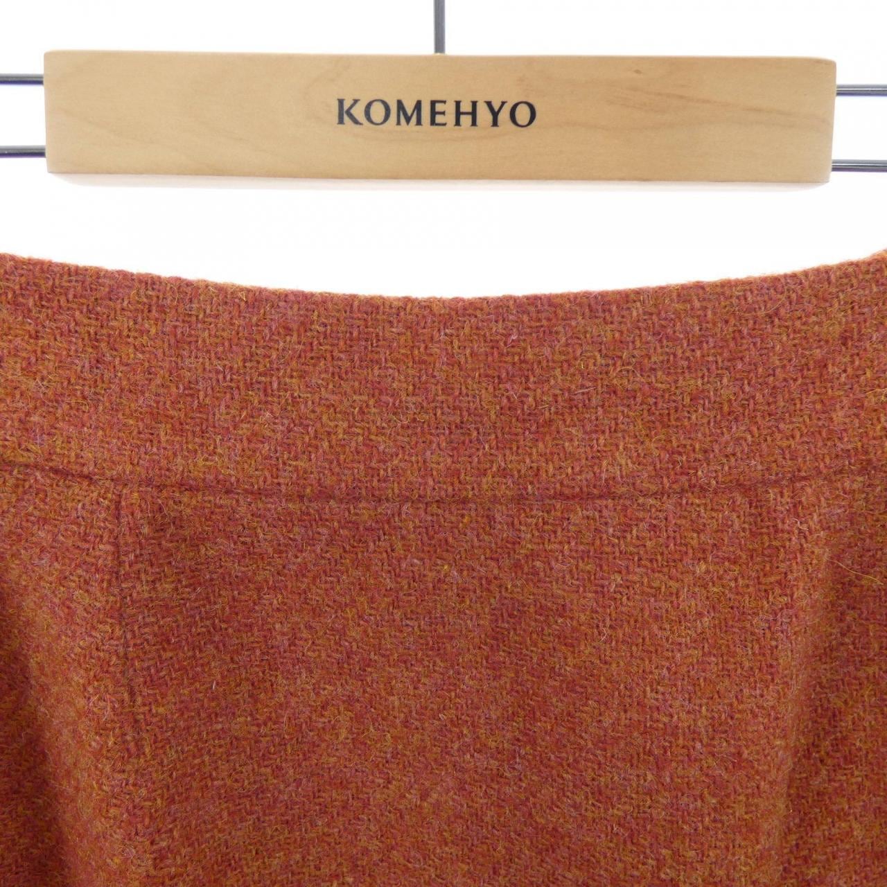 【ヴィンテージ】エルメス HERMES バックジップ スカート