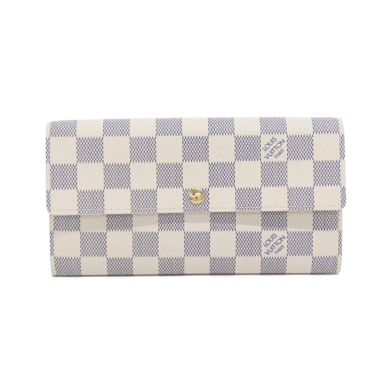 ルイヴィトン ダミエ アズール ポルトフォイユ サラ N61735 財布