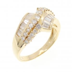 K18YG ダイヤモンド リング 1.05CT