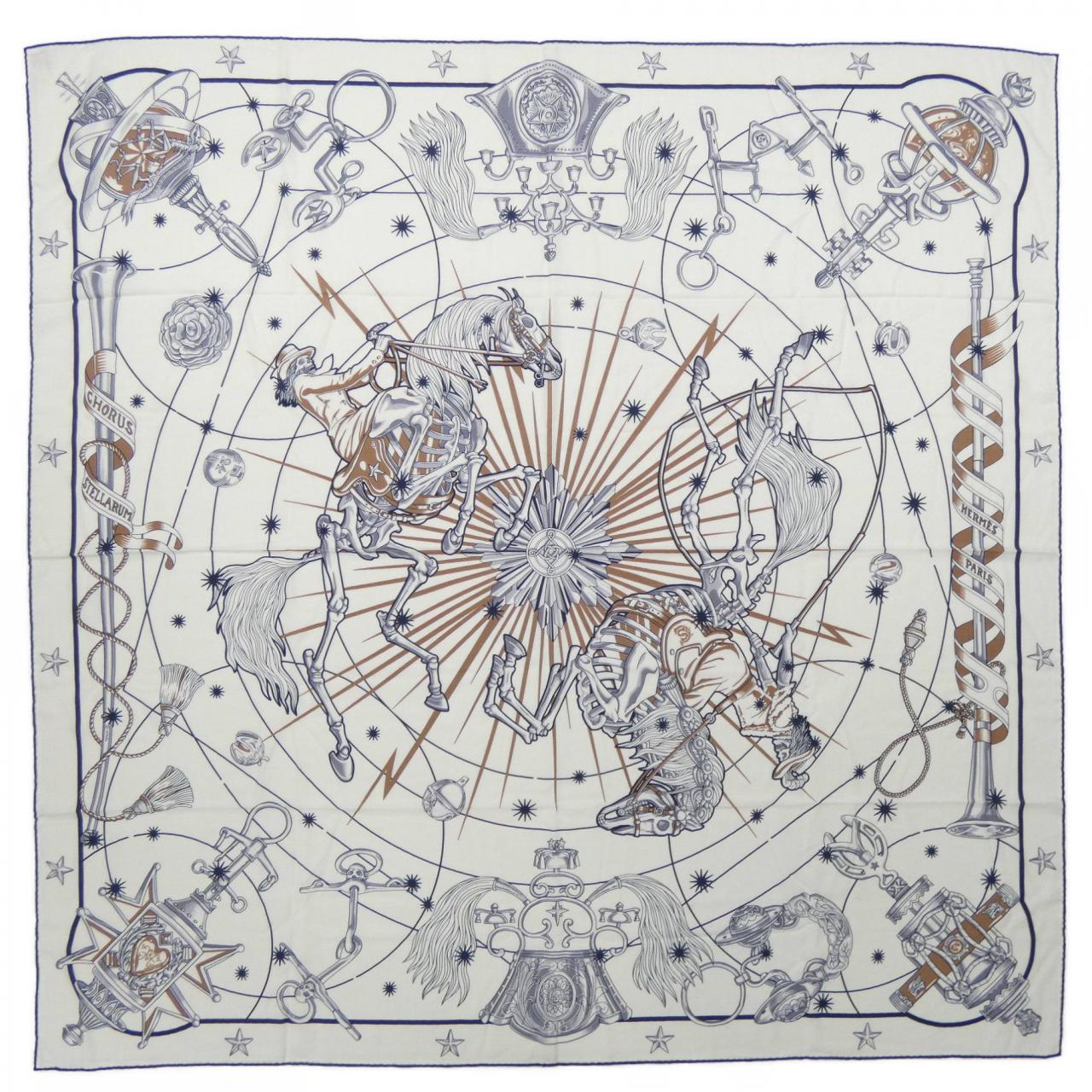 エルメス HERMES CHORUS STELLARUM H243912S カレジェアン140 ショール