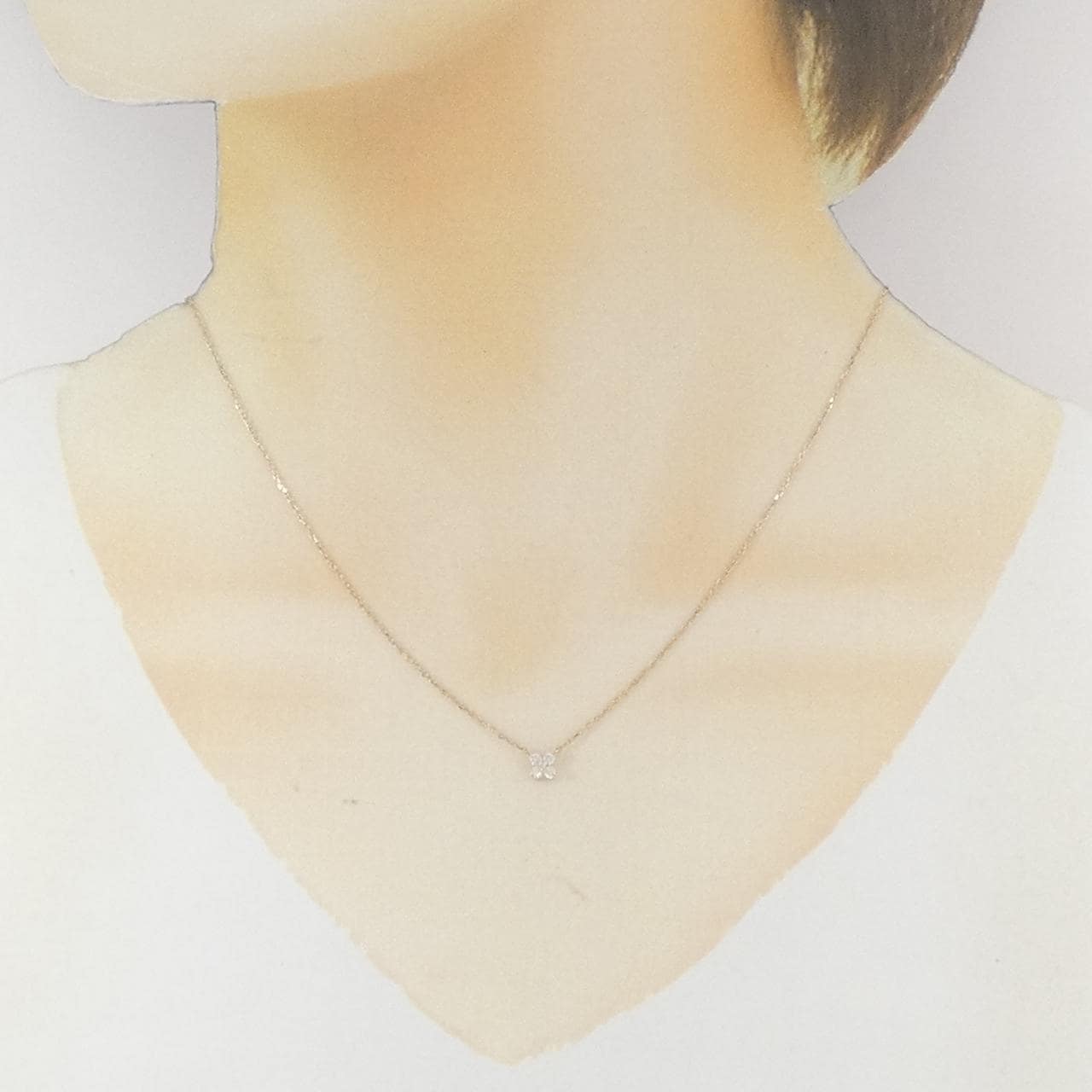 ヴァンドーム ダイヤモンド ネックレス 0.10CT