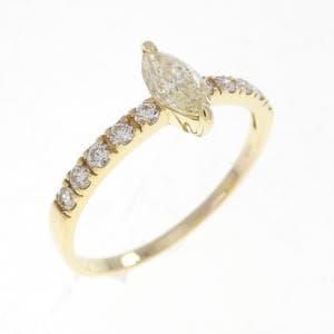 K18YG ダイヤモンド リング 0.321CT