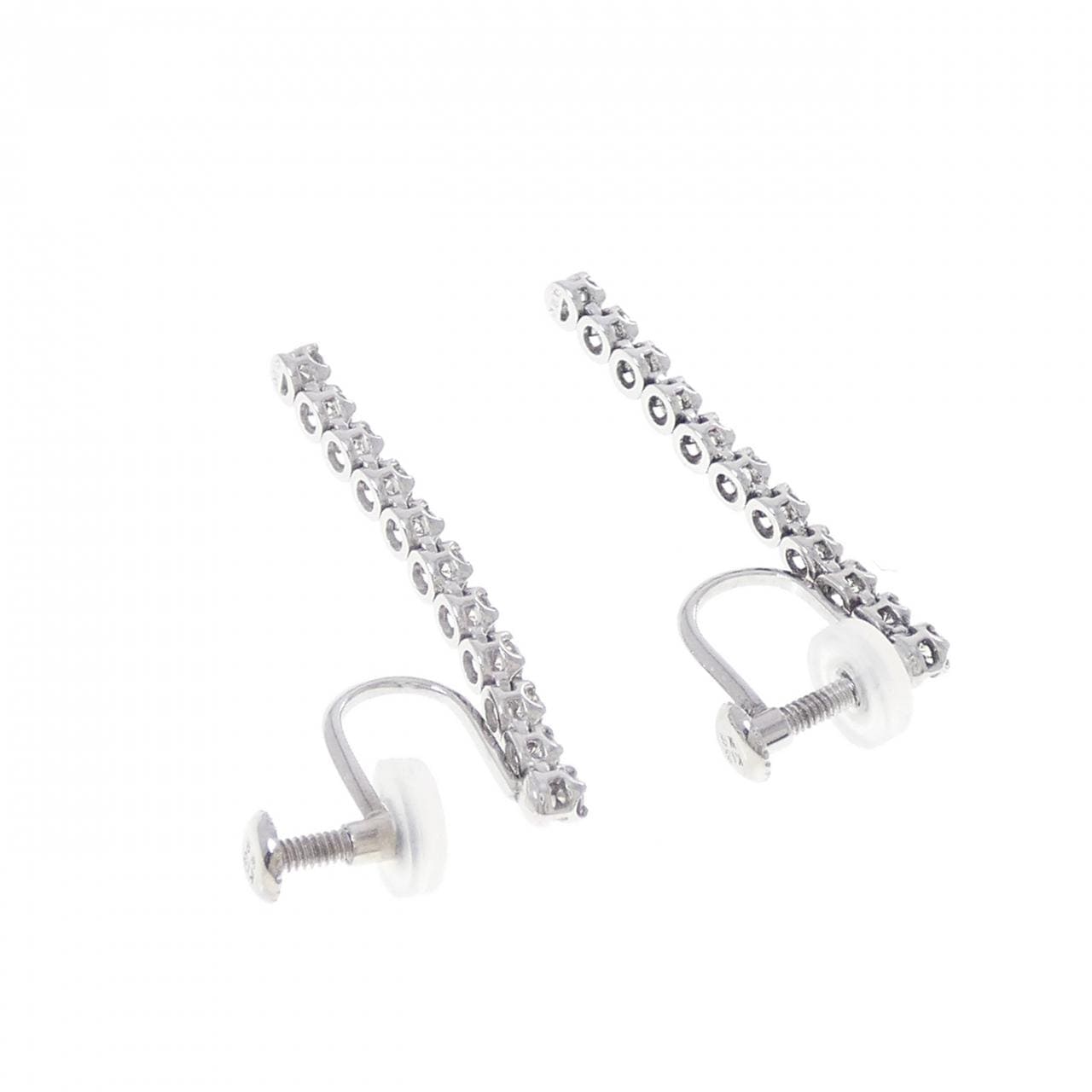 K18WG ダイヤモンド イヤリング 0.40CT