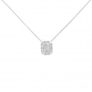 グラフ ネックレス 0.60CT G VS1 エメラルドカット