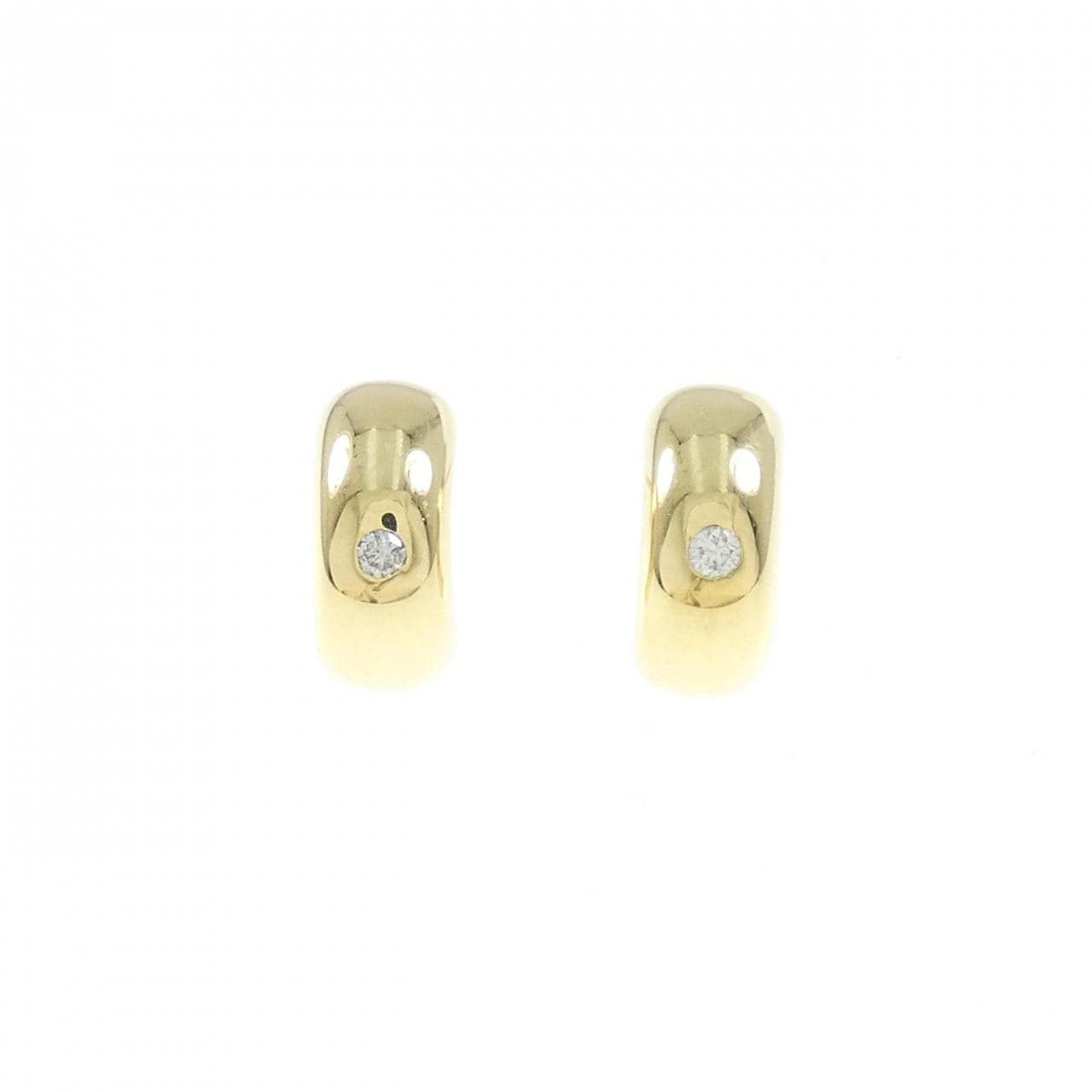 750YG/K18YG ダイヤモンド ピアス 0.04CT