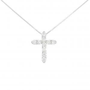 PT900/PT850 クロス ダイヤモンド ネックレス 1.00CT