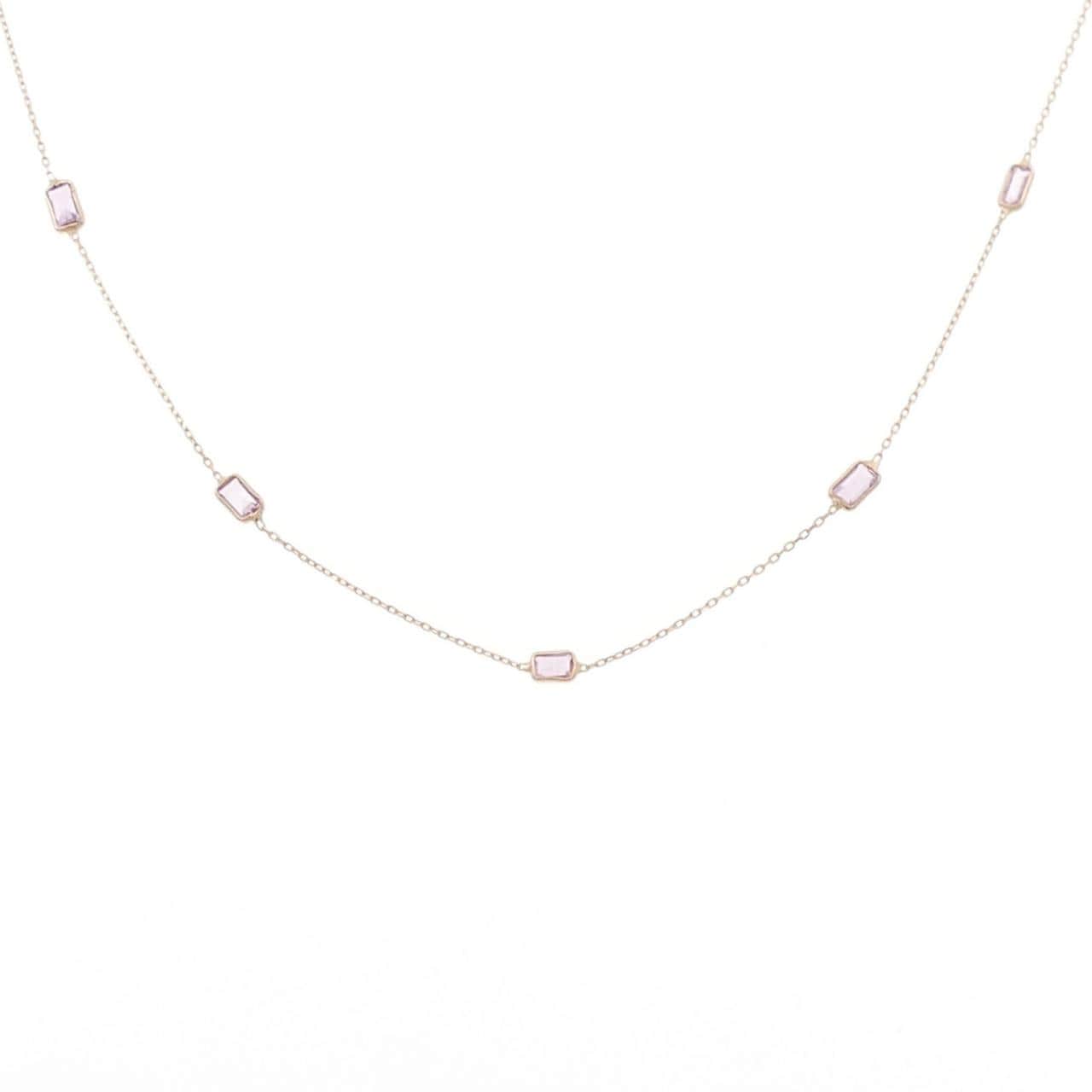 【新品】750PG サファイヤ ネックレス