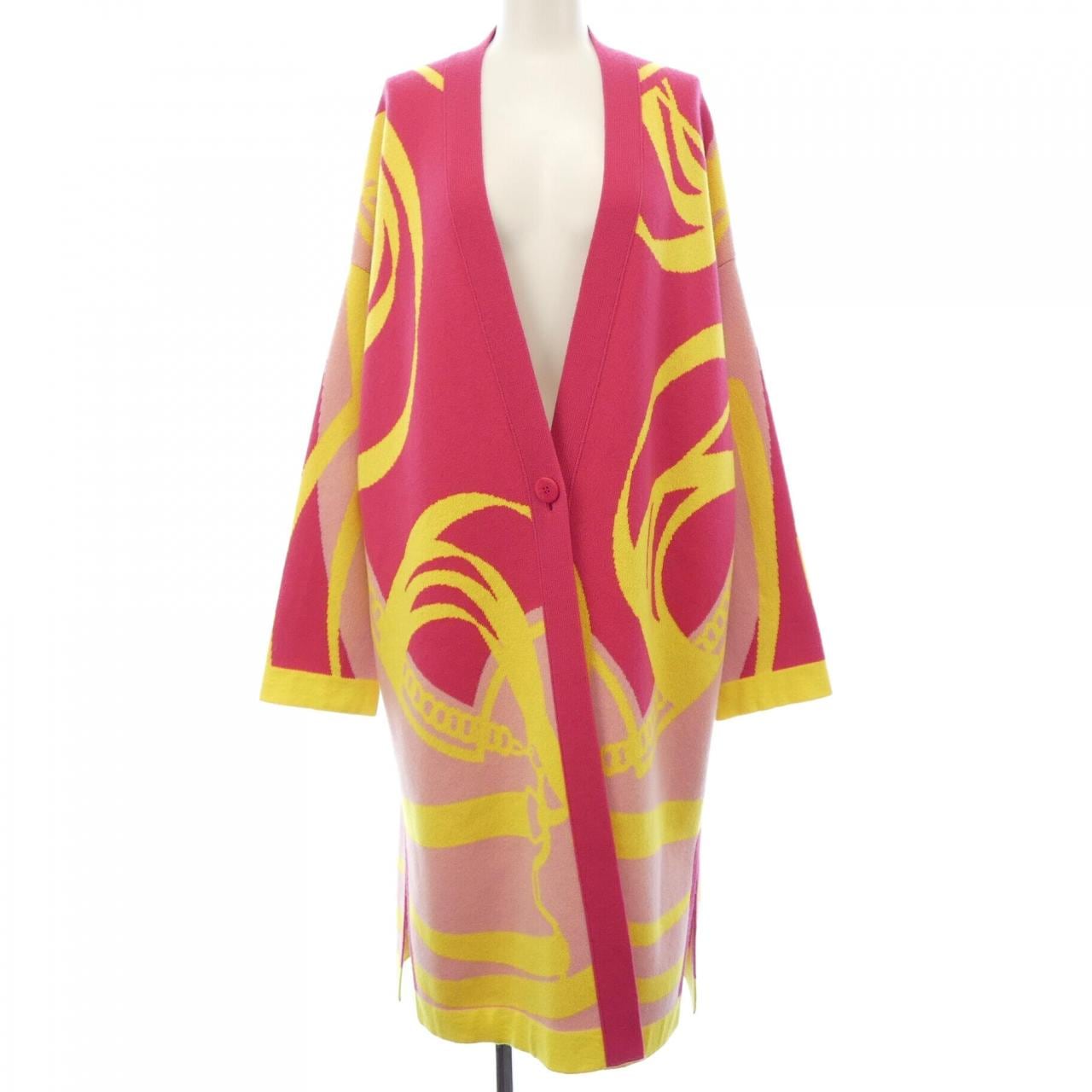 エルメス HERMES LA PROMENADE DU MATIN 2H2105D2 ロングカーディガン