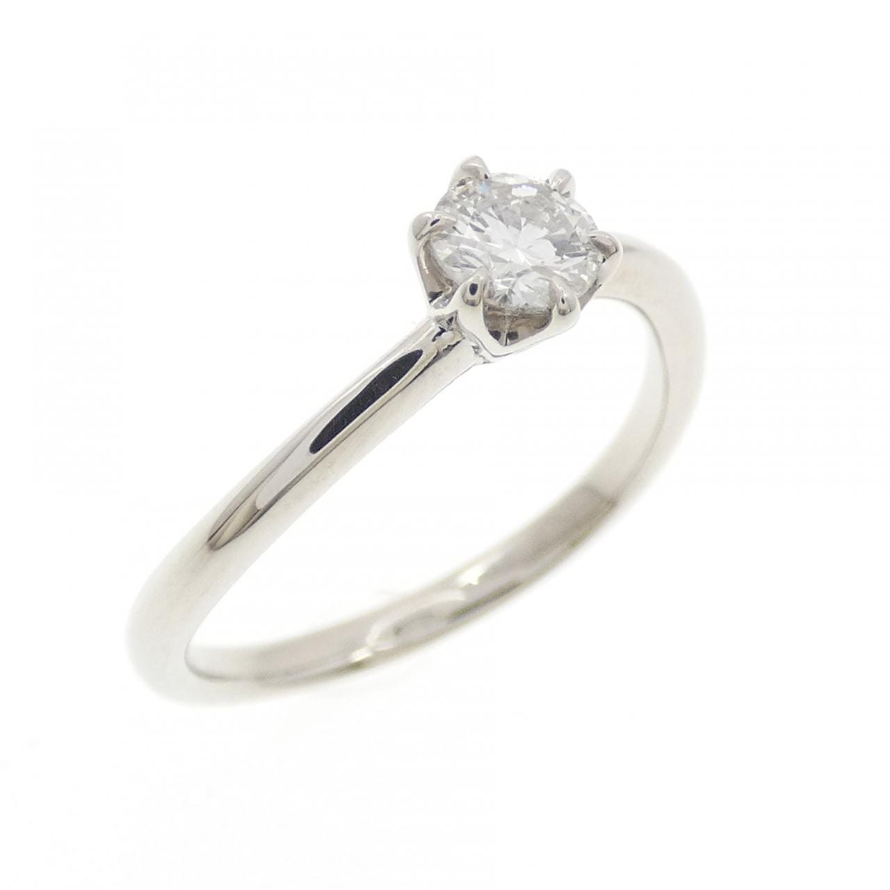 PT900 ソリティア ダイヤモンド リング 0.244CT