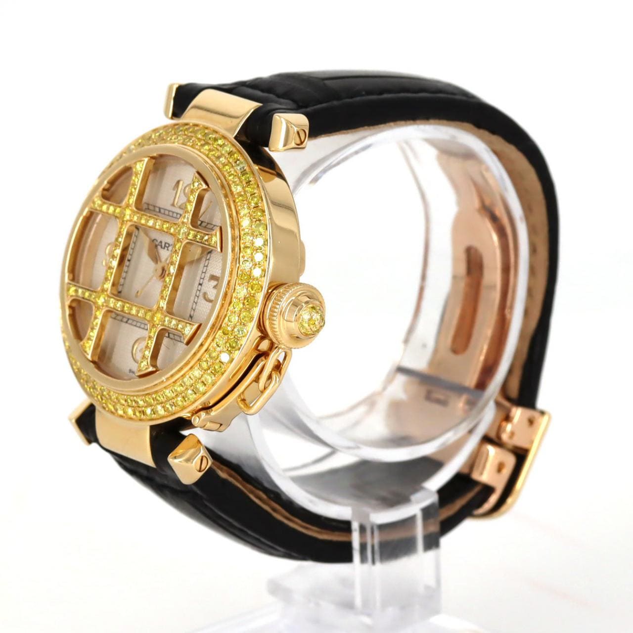 Cartier Pasha 32 YG/2YD Grid YD WJ102751 YG Automatic
