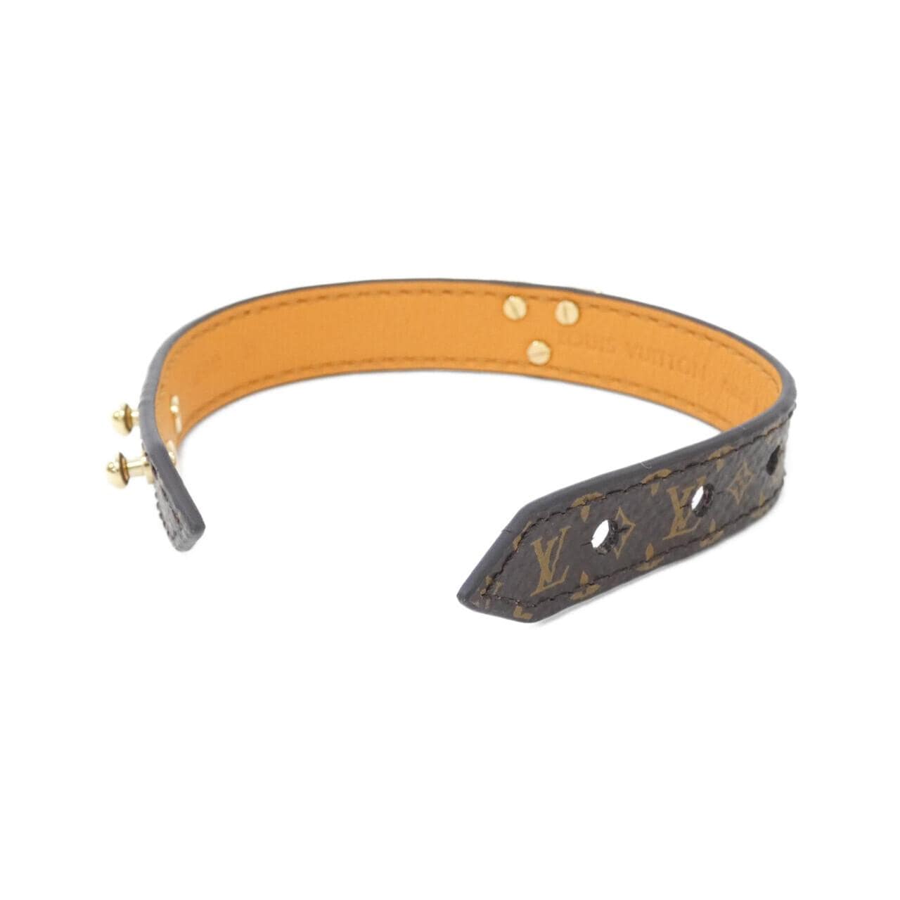 LOUIS VUITTON Monogram Bracelet Essential V 15cm M6042G Bracelet