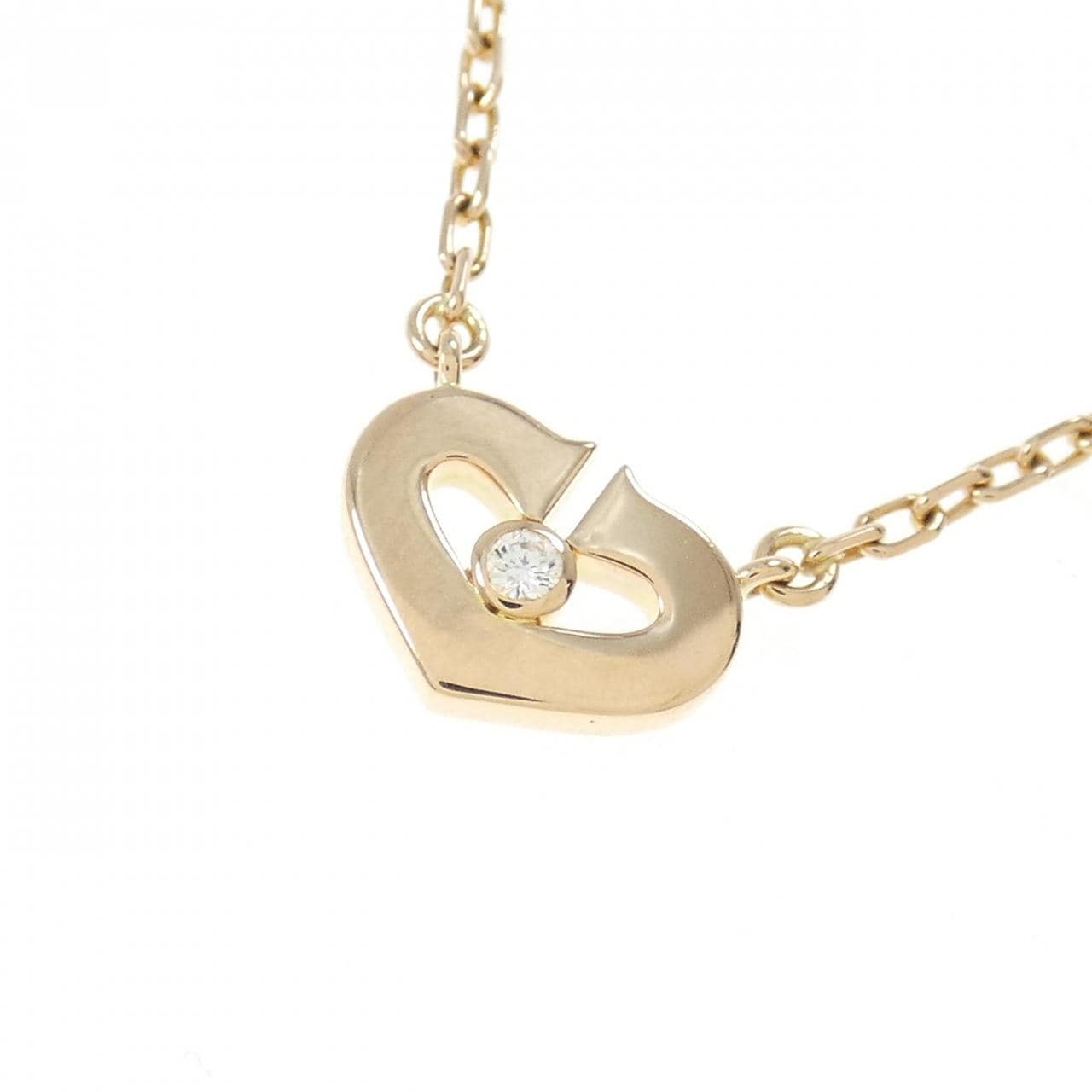 Cartier C heart small necklace