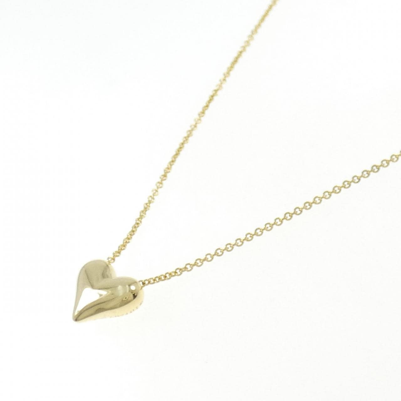 TIFFANY pinched heart necklace