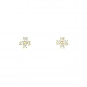 K18YG ダイヤモンド ピアス 0.20CT