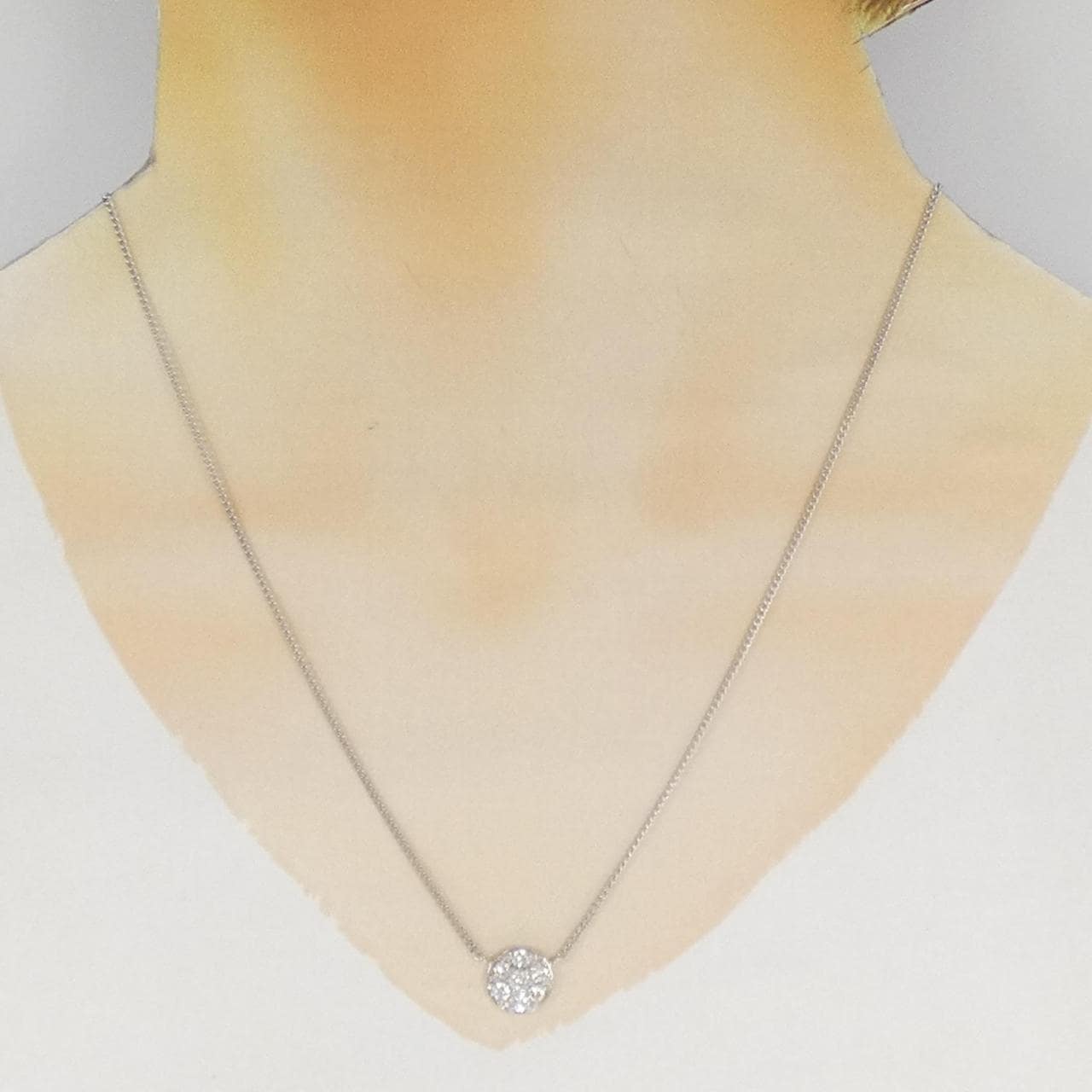 PT900/PT850 ダイヤモンド ネックレス 0.50CT