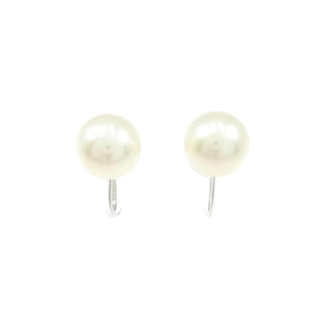 K14WG Akoya pearl earrings 8.6mm
