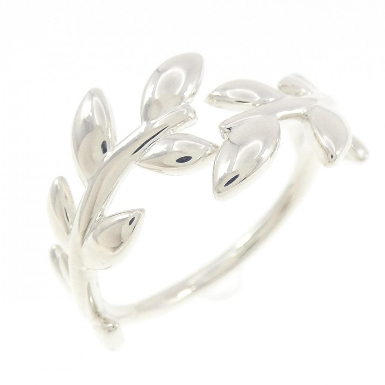 ティファニー オリーブリーフ バイパス リング