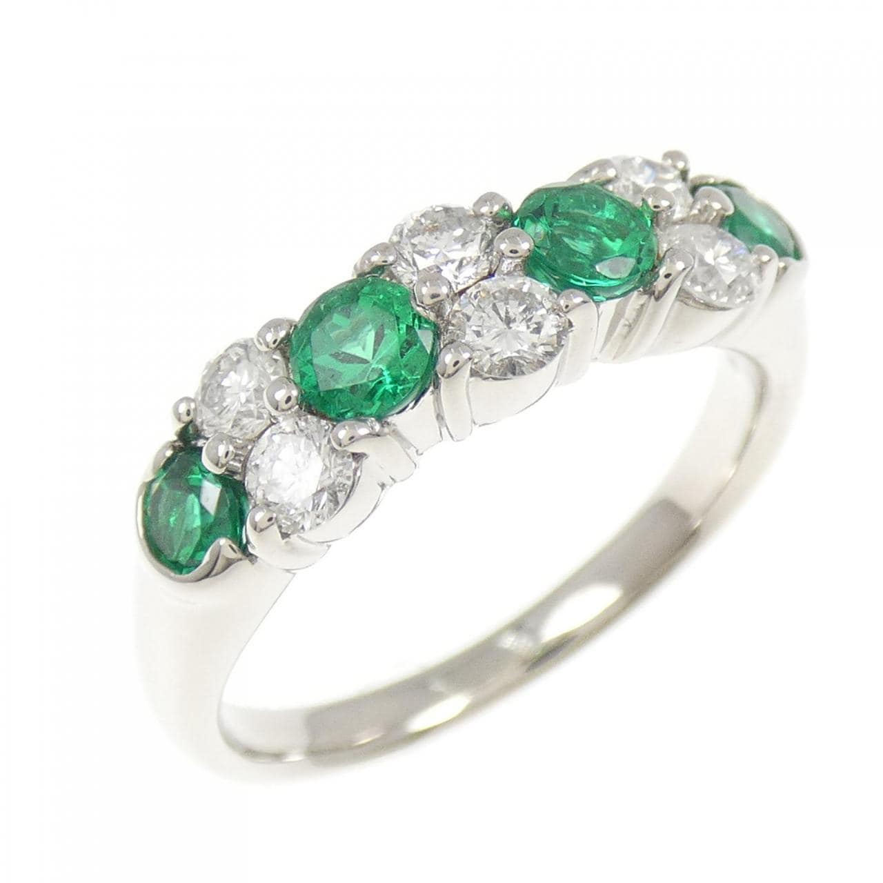 PT900 エメラルド リング 0.62CT