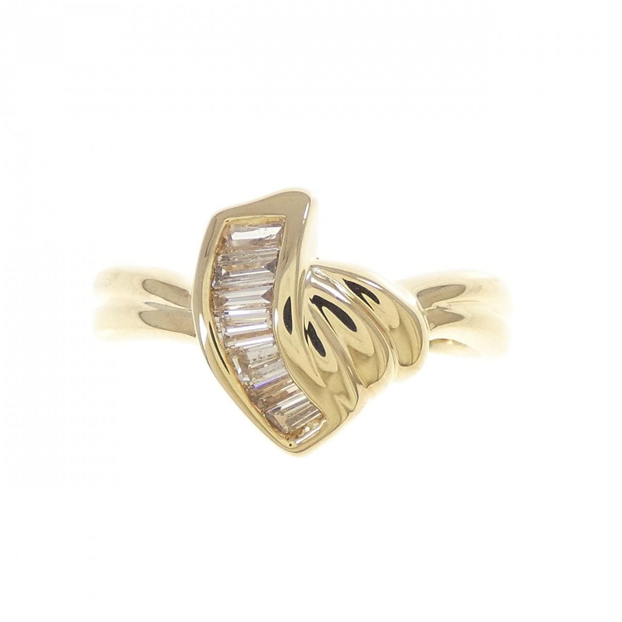 K18YG ダイヤモンド リング 0.25CT