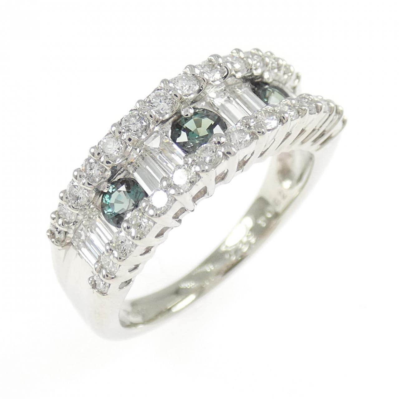 PT900 アレキサンドライト リング 0.39CT