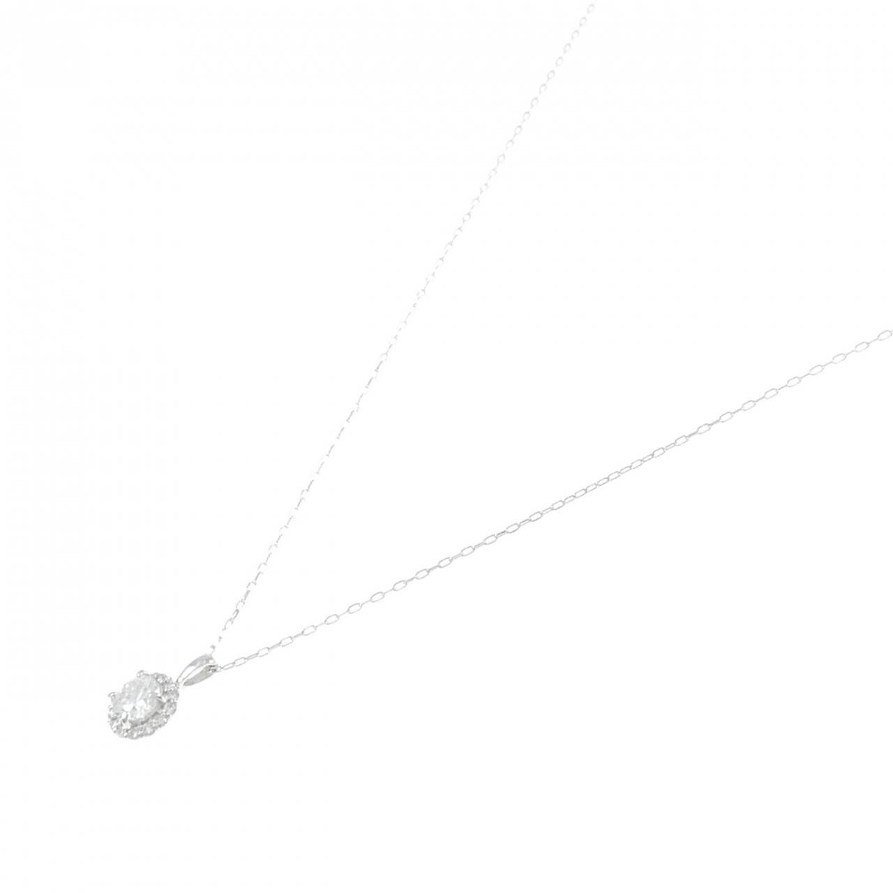 【新品】PT ダイヤモンド ネックレス 0.306CT G SI2 Good