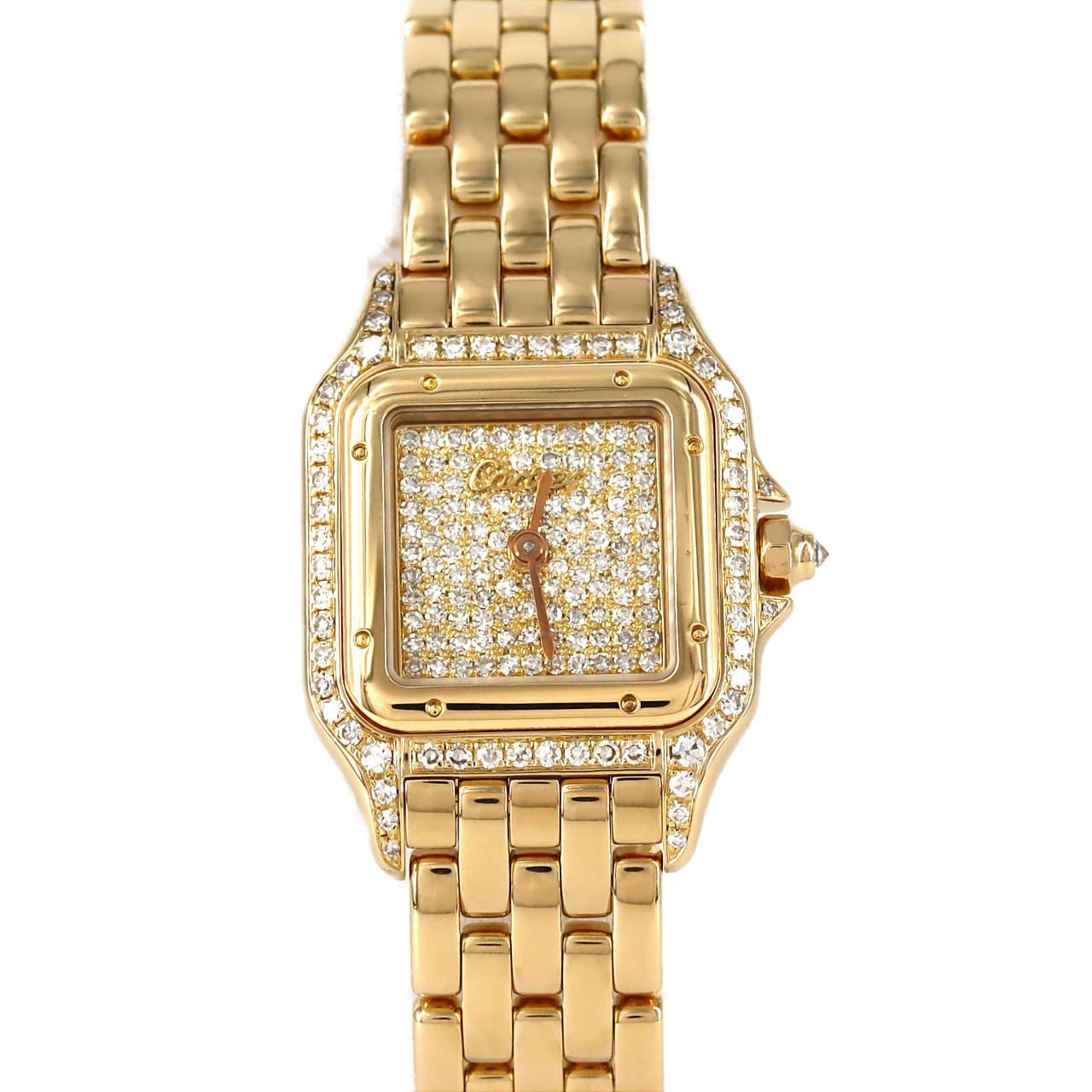 カルティエ パンテールSM YG/D WF3048B9 YG クォーツ