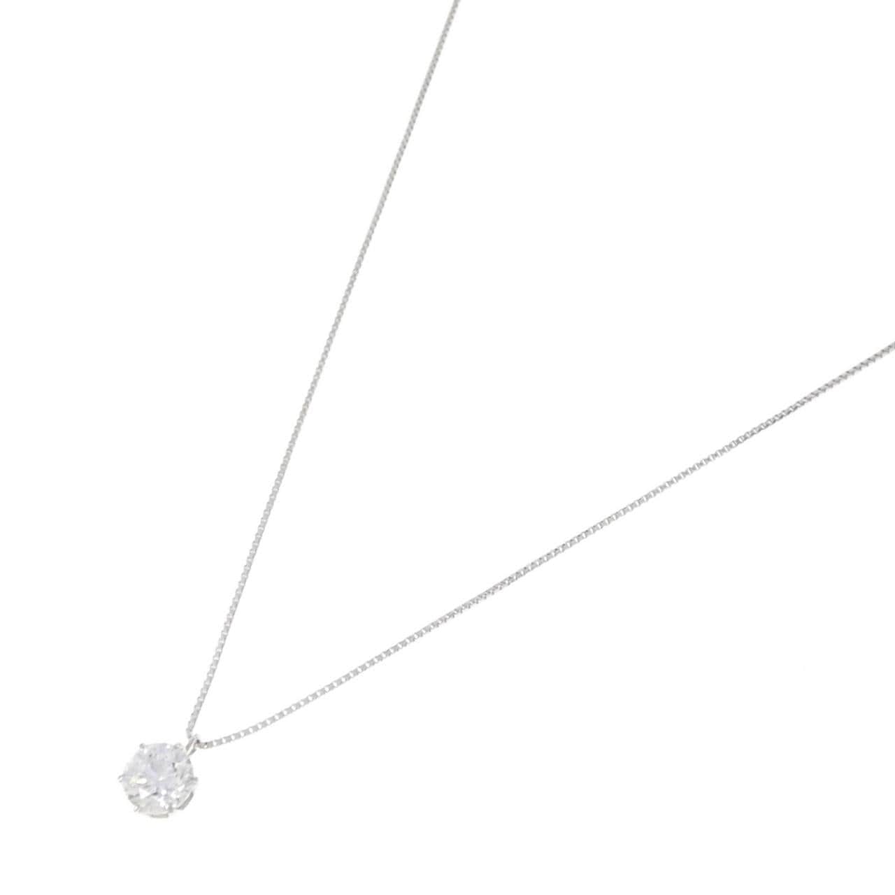 PT900/PT850 ダイヤモンド ネックレス 0.569CT F I1 Fair