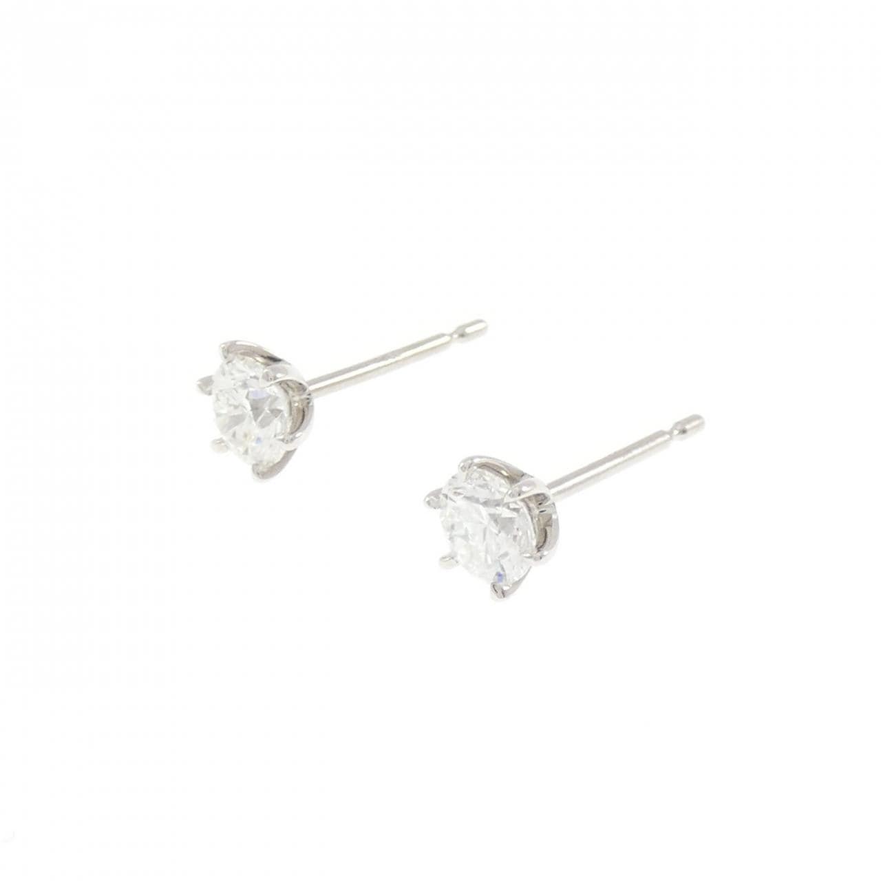 【リメイク】PT900/ST ダイヤモンド ピアス 0.301CT 0.308CT G SI1 EXT-VG