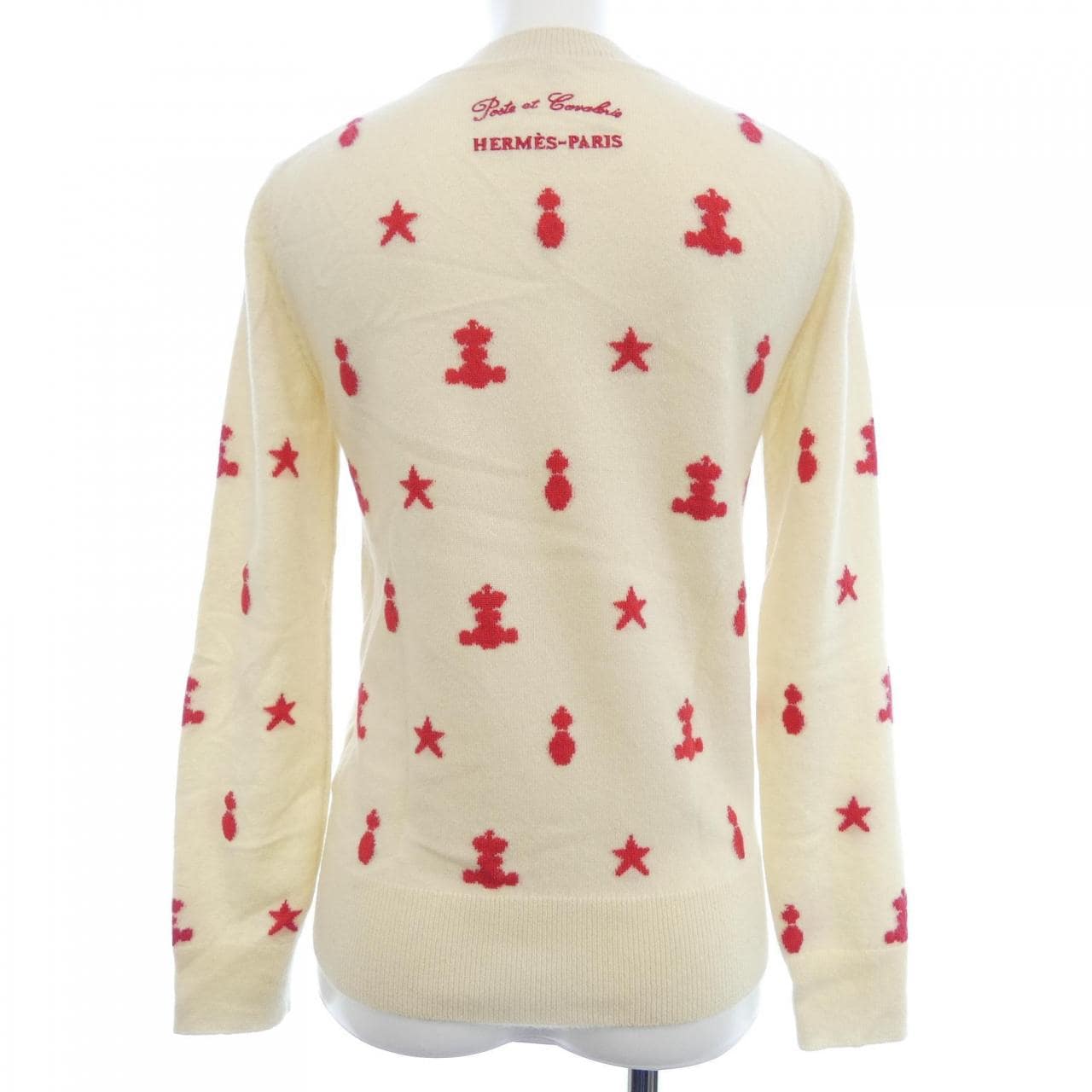 エルメス HERMES POSTE ET CAVALERIE *16-7701. ニット