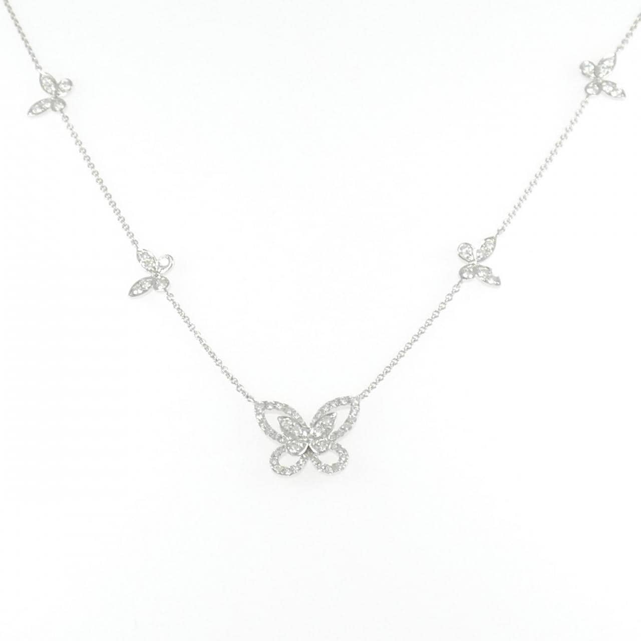 グラフ ミニ バタフライ シルエット ネックレス