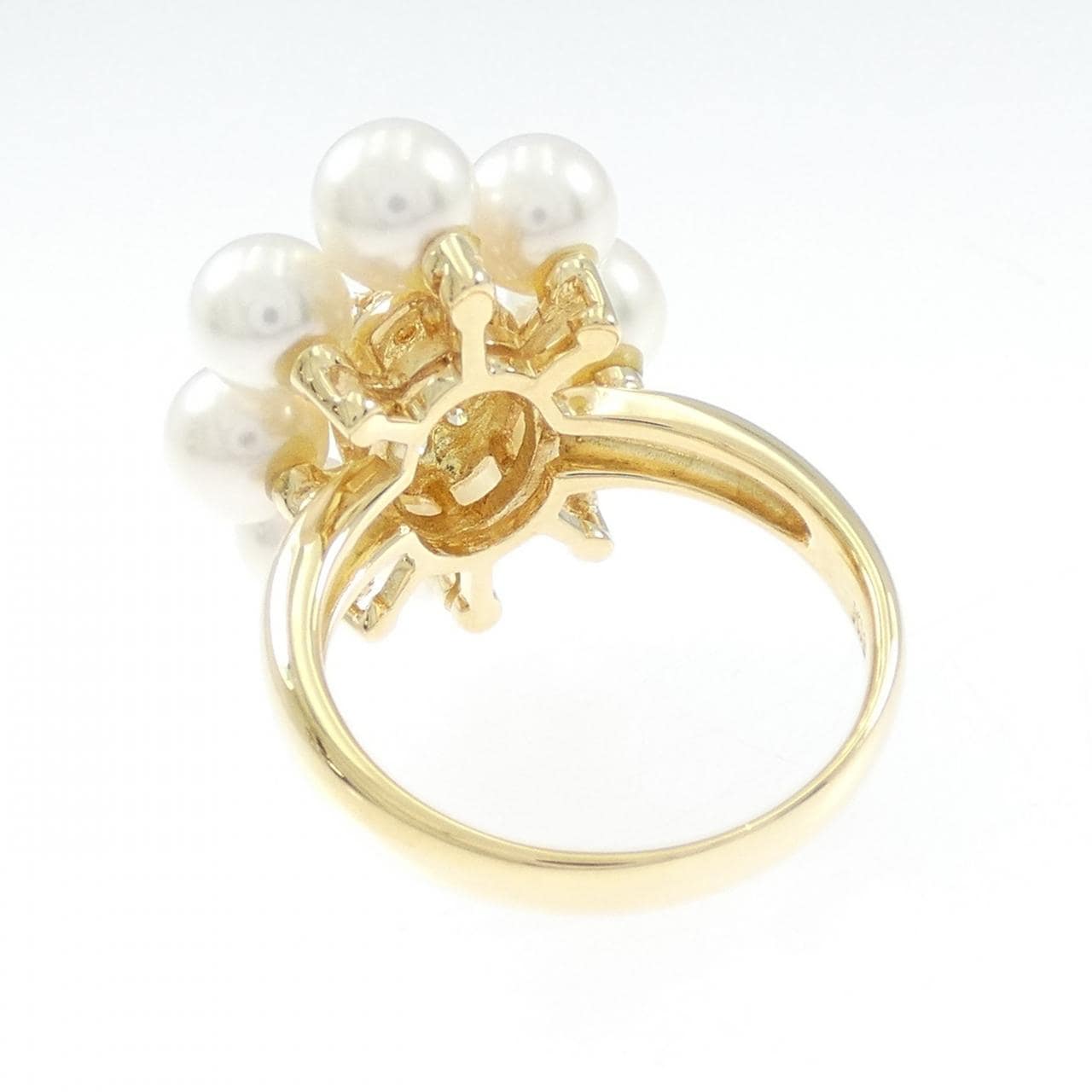 K18YG アコヤパール リング