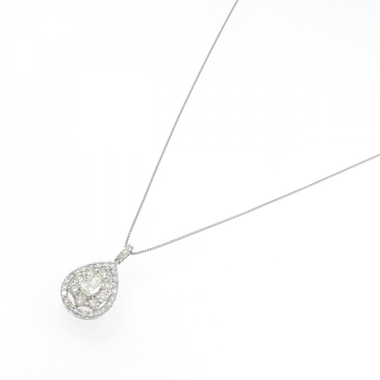 PT900/PT850 ダイヤモンド ネックレス 0.23CT