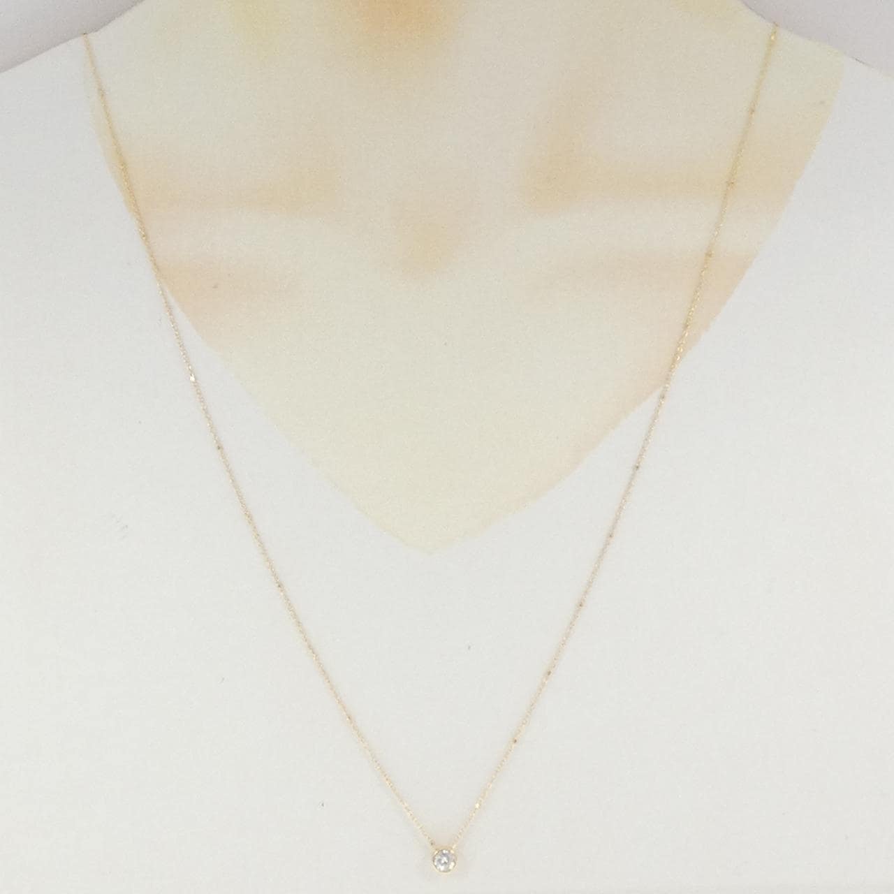 K18YG ダイヤモンド ネックレス 0.30CT