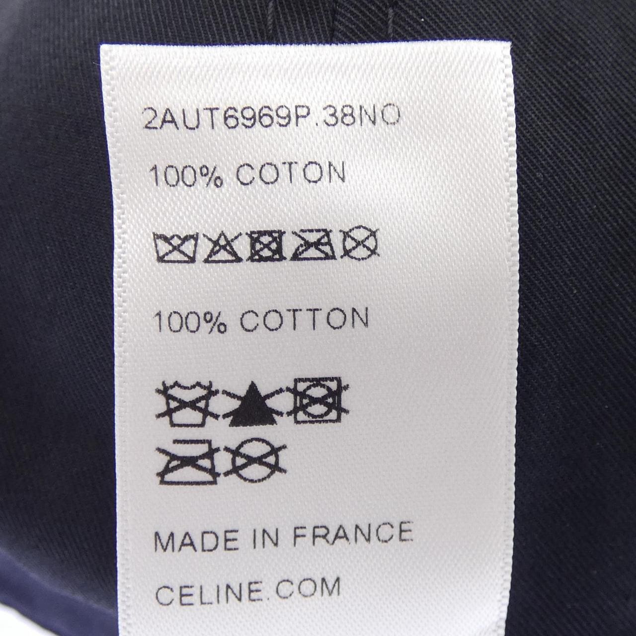 セリーヌ CELINE トリオンフベースボールキャップ 2AUT6969P キャップ