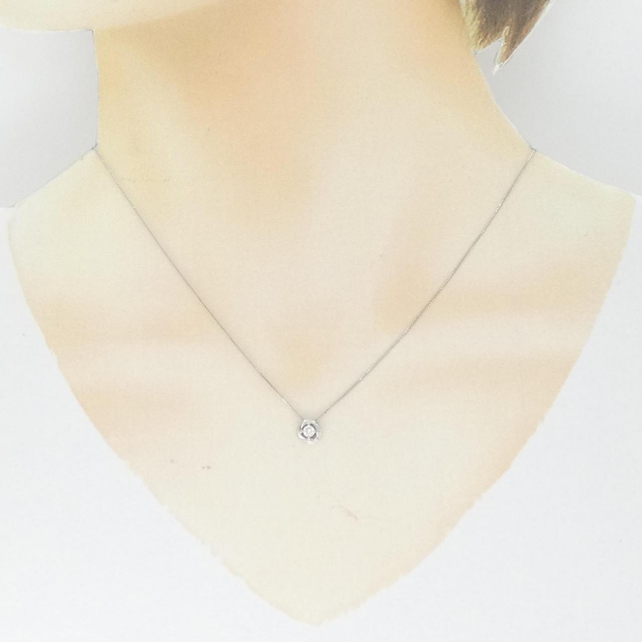 PT ダイヤモンド ネックレス 0.098CT-