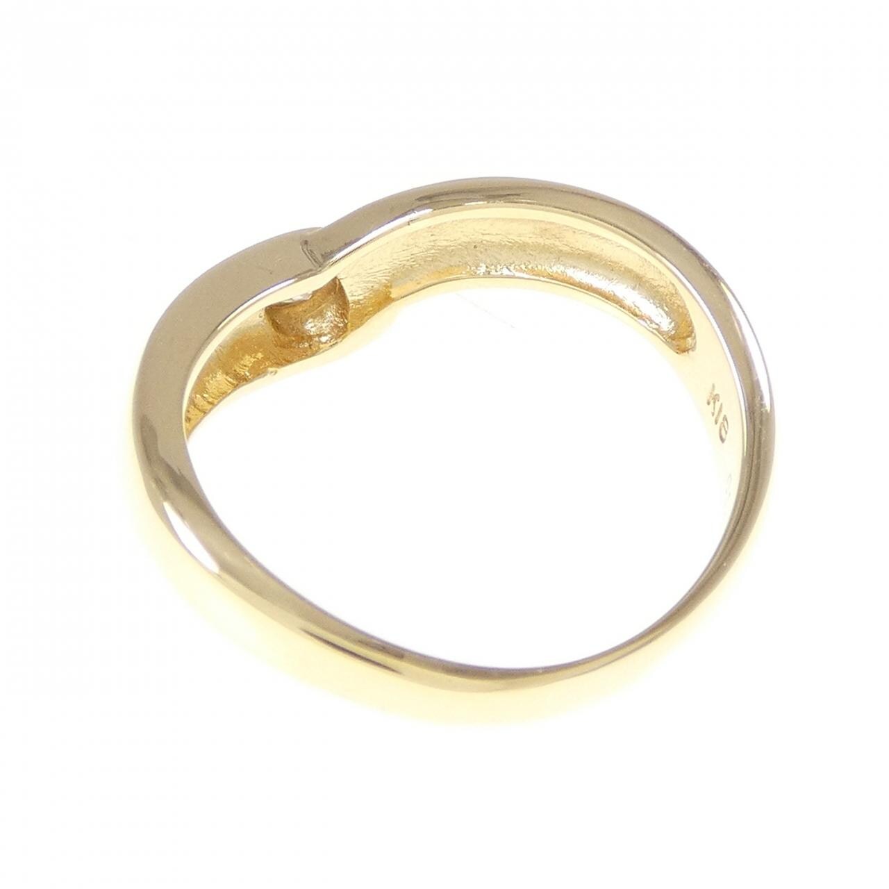 K18YG ダイヤモンド リング 0.10CT