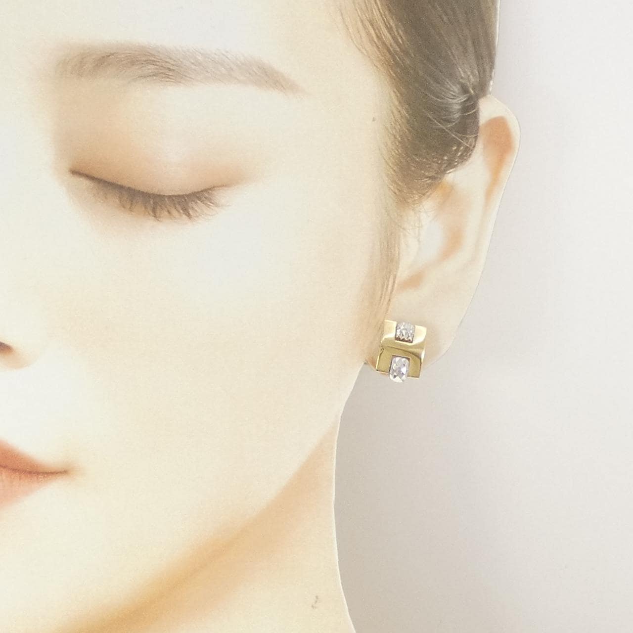 K18YG/K18WG ピアス