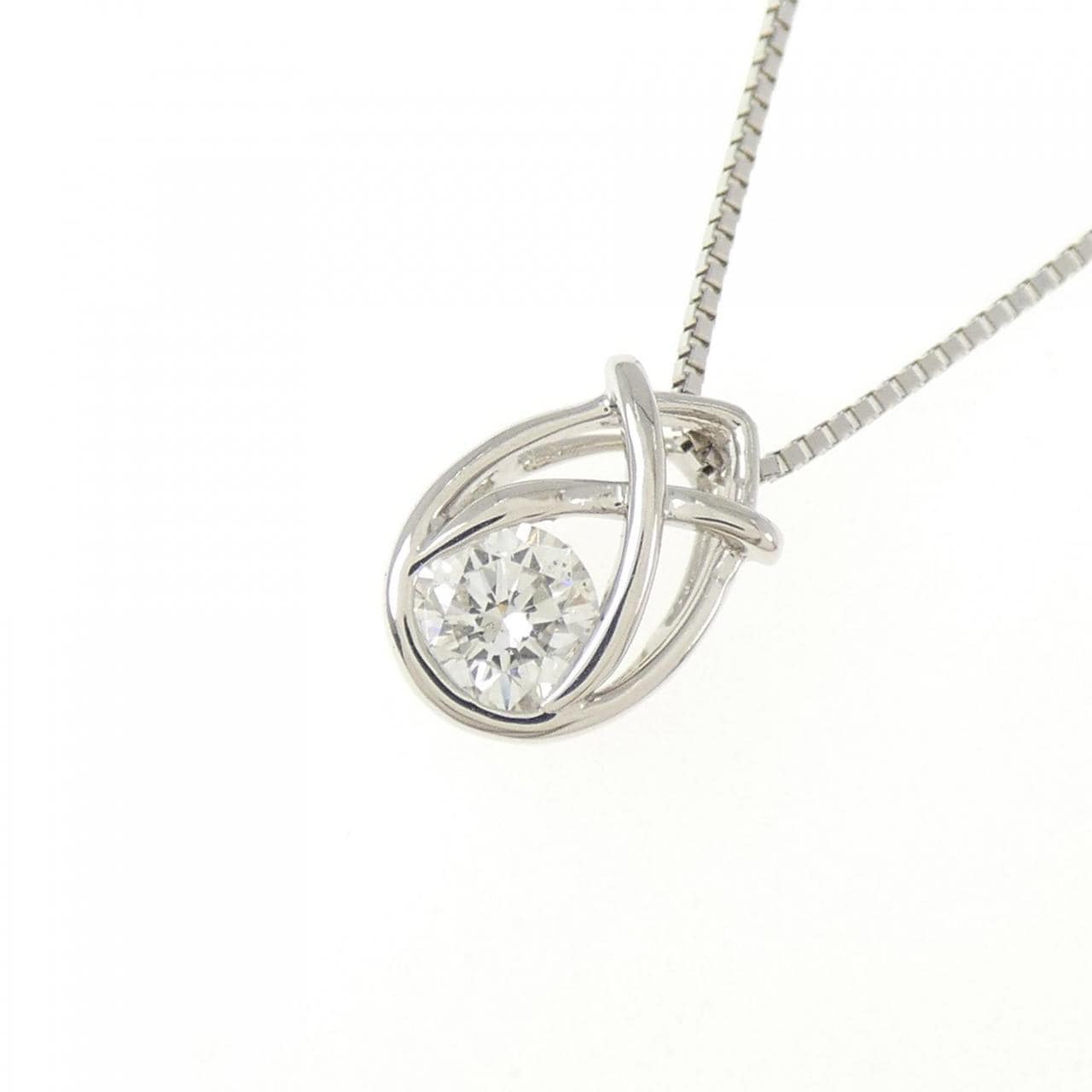 PT900/PT850 ダイヤモンド ネックレス 0.331CT
