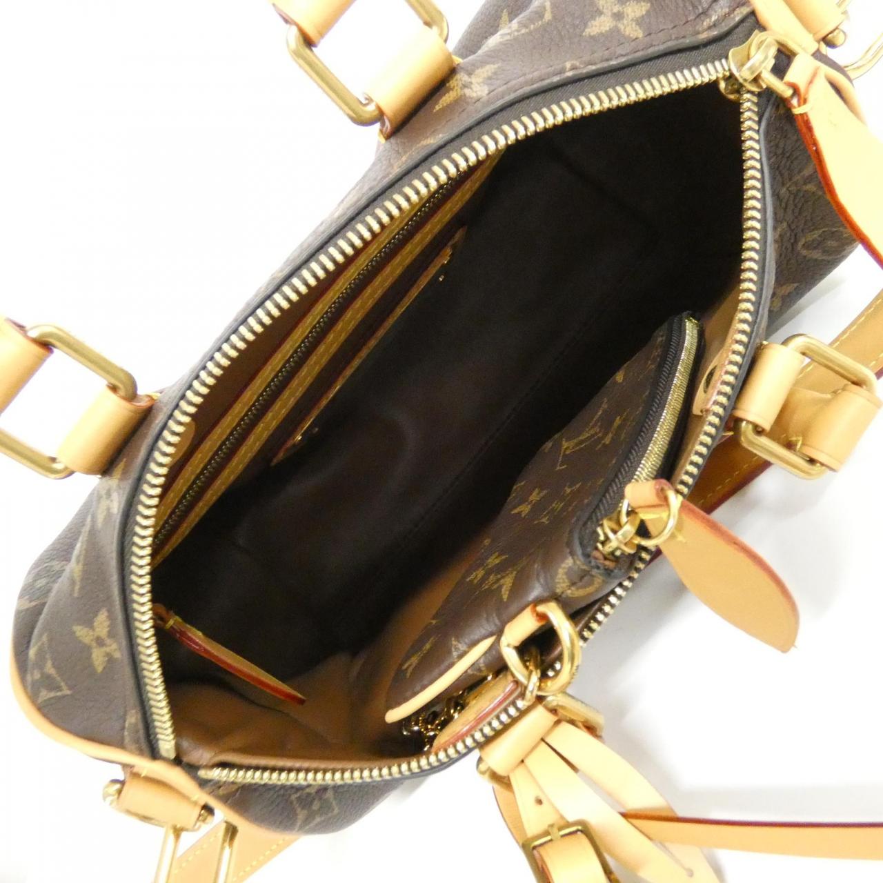 ルイヴィトン モノグラム レザー スピーディ P9 バンドリエール 25cm M24443 ボストンバッグ