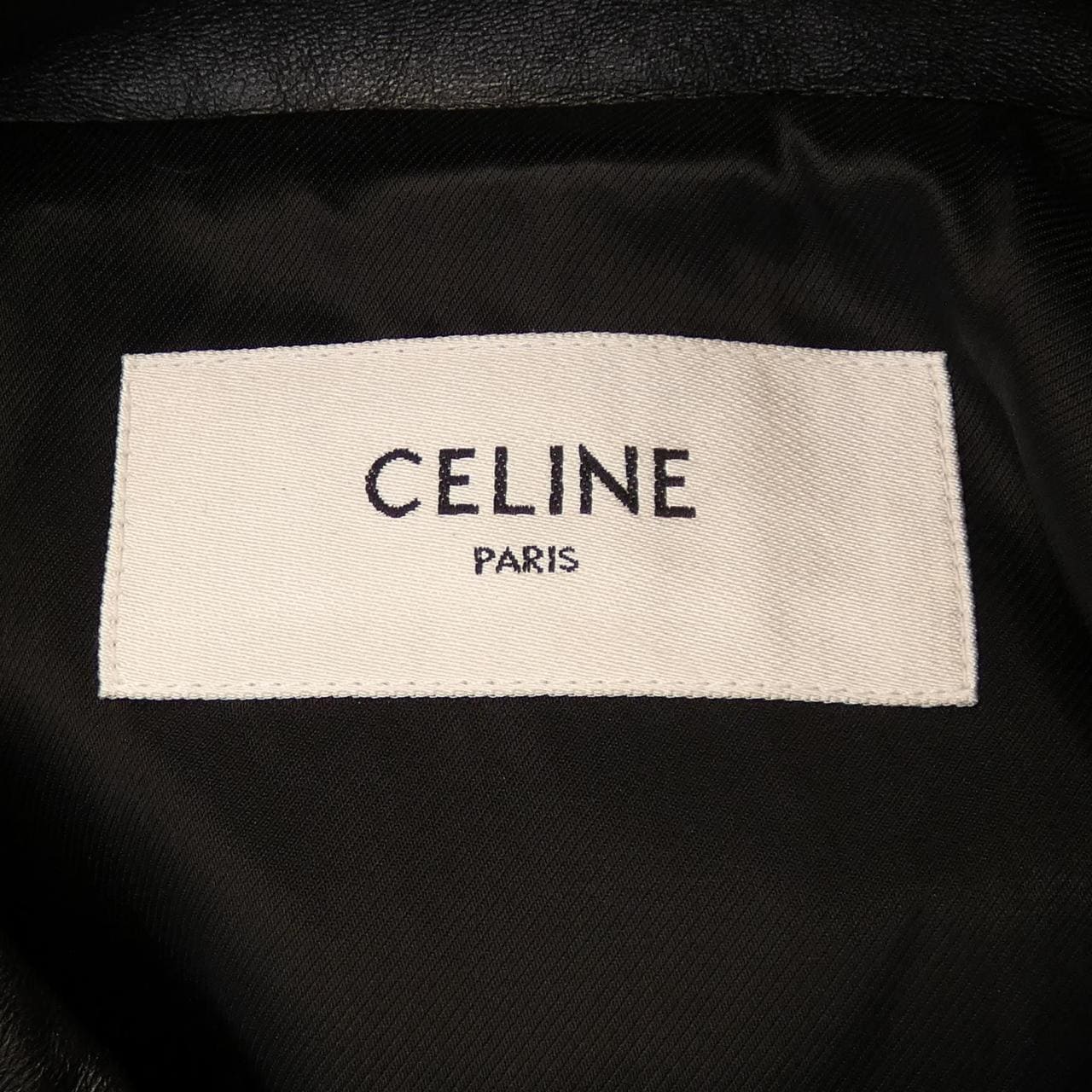 セリーヌ CELINE カットアウト ブルゾン 2EF32280D レザージャケット