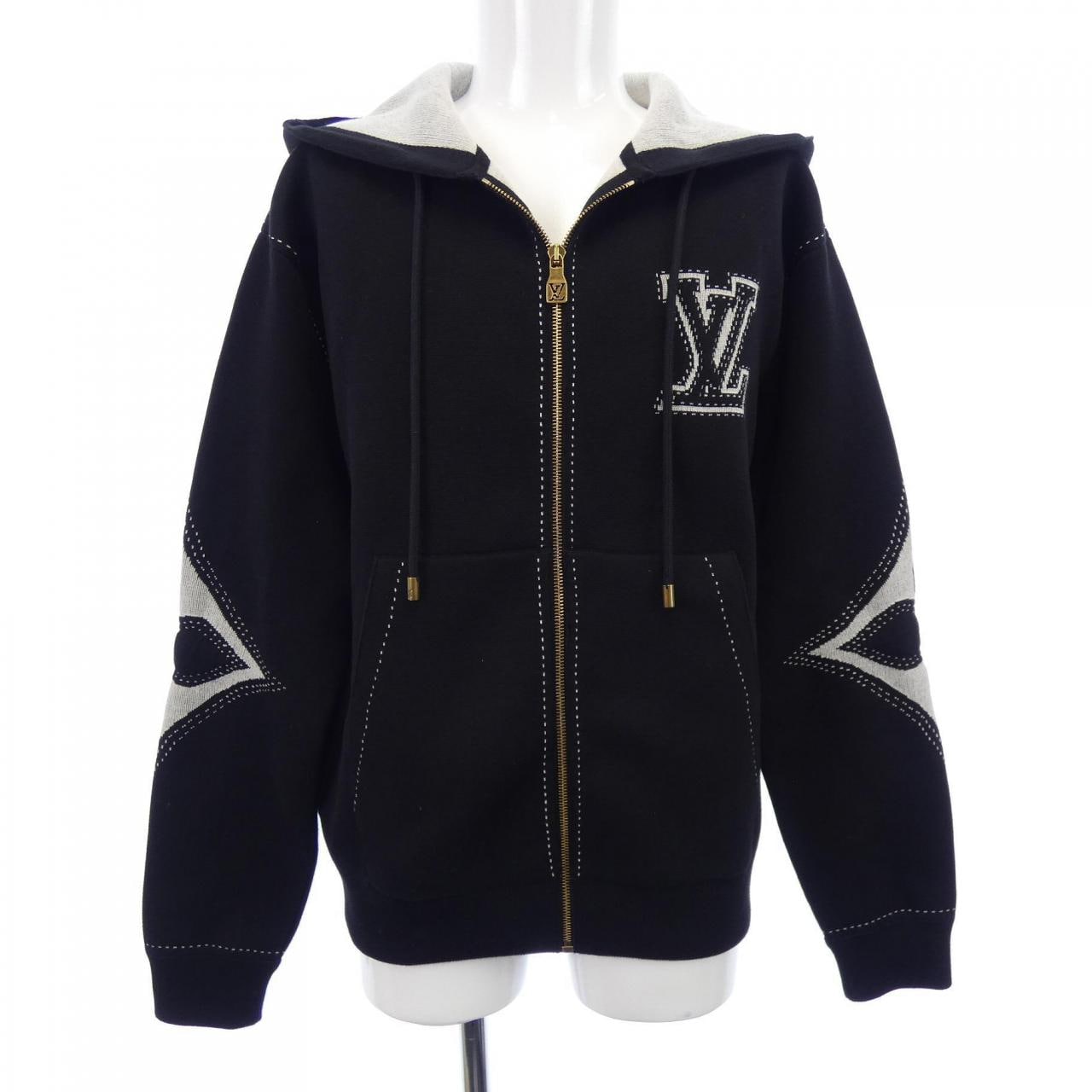 ルイヴィトン LOUIS VUITTON グラフィックインターシャジップコットンフーディ HRN89WAUR パーカー