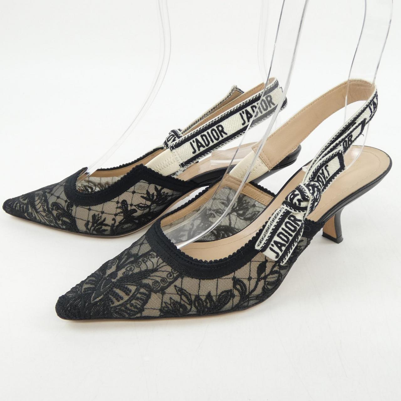 クリスチャンディオール CHRISTIAN DIOR メッシュ バタフライ J'ADIOR スリングバック パンプス